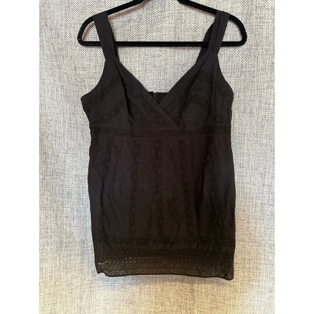 A Pea in the Pod Collection black maternity tank top